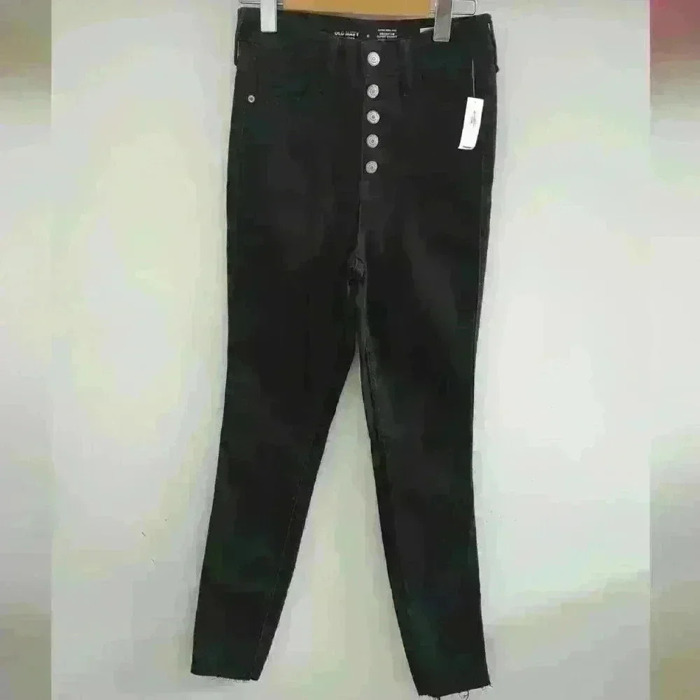 OLD NAVY | Women's High-Waisted Rockstar 360 Stretch Super Skinny Jeans - Picture 4 of 8